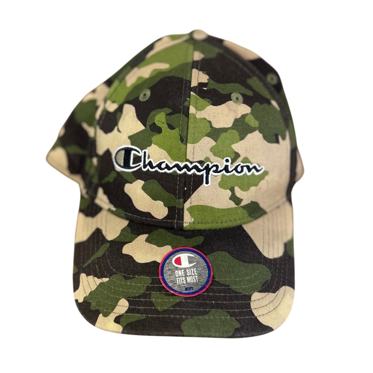 Champion Camo Baseball Cap One Size Fits Most Mens Adjustable Strap